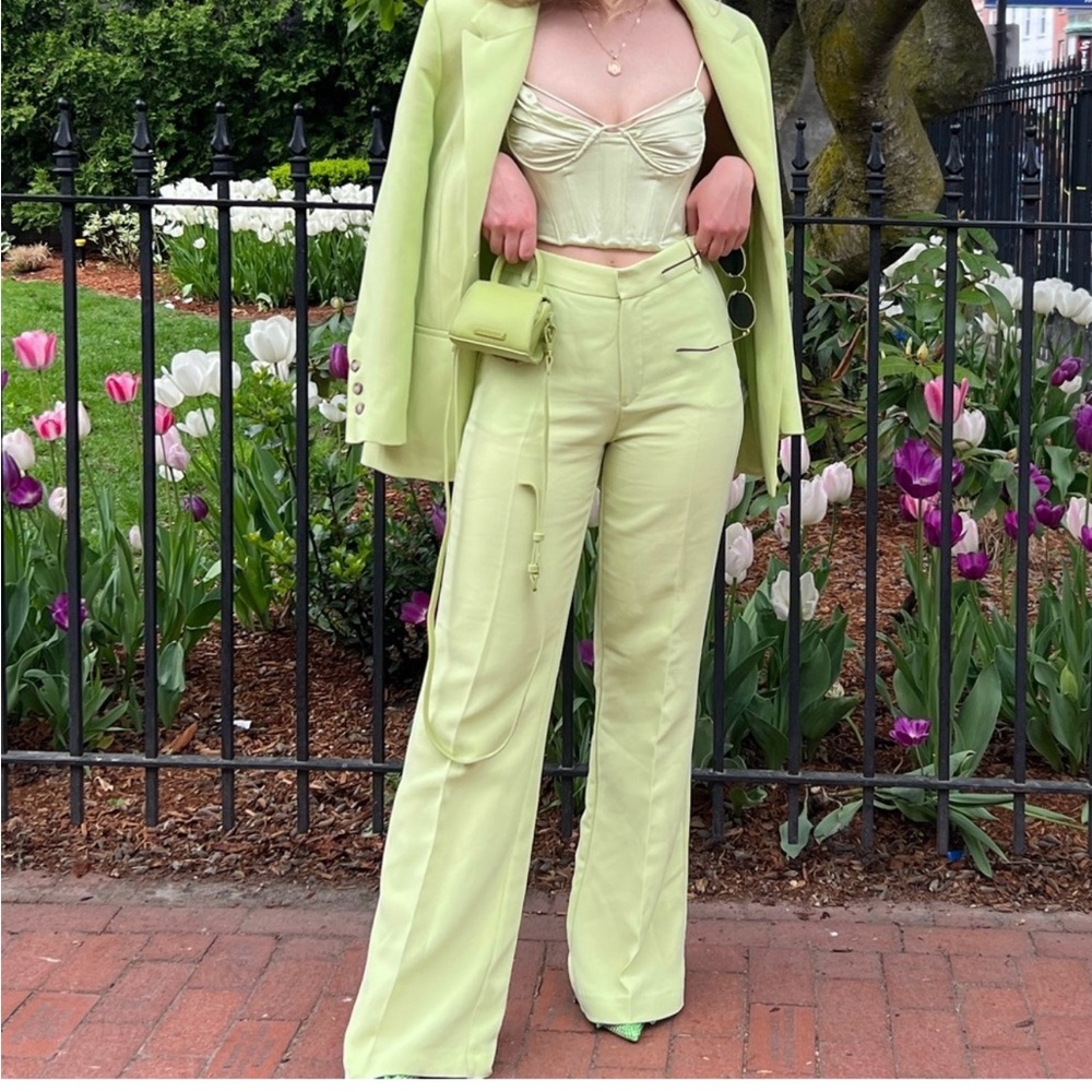 Stylish Lime Green Women's Pants